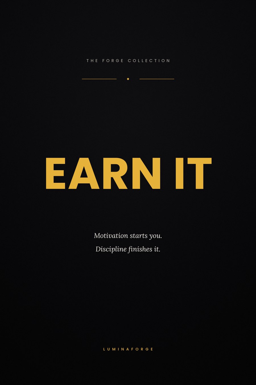 Earn It art print