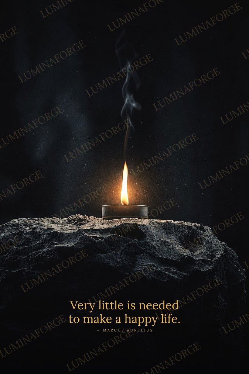 The Flame minimalist candle office wall art, printable