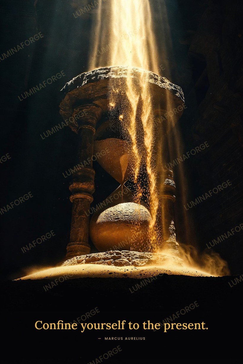The Hourglass wall art print