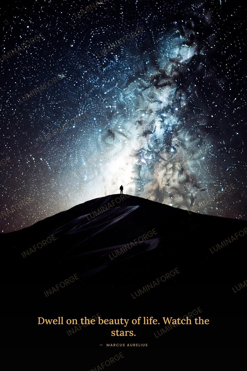 The Watch stoic starfield wall art printable digital download