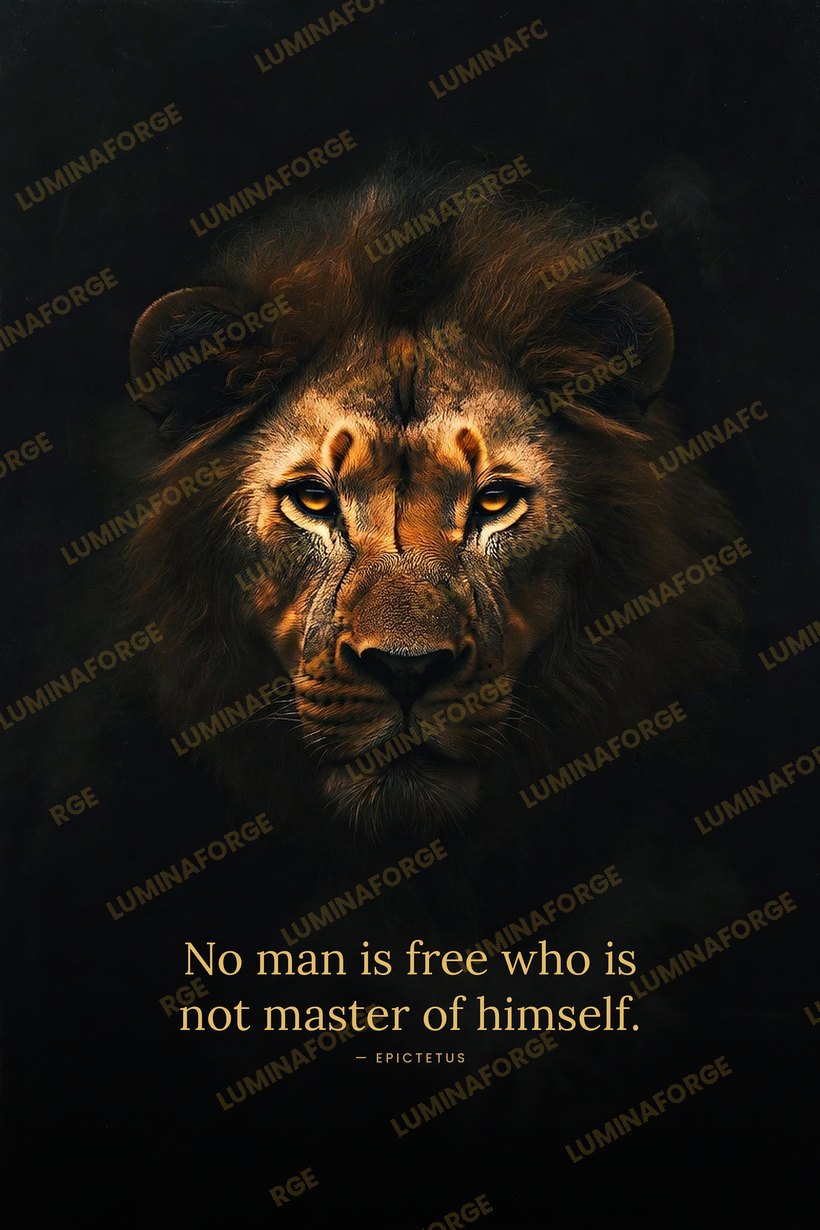 Master of Himself wall art print