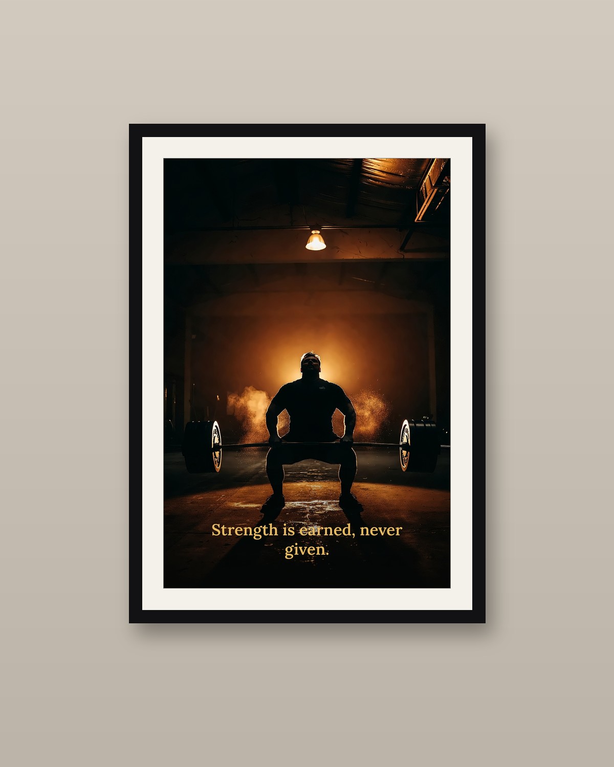 The Lift framed on a wall