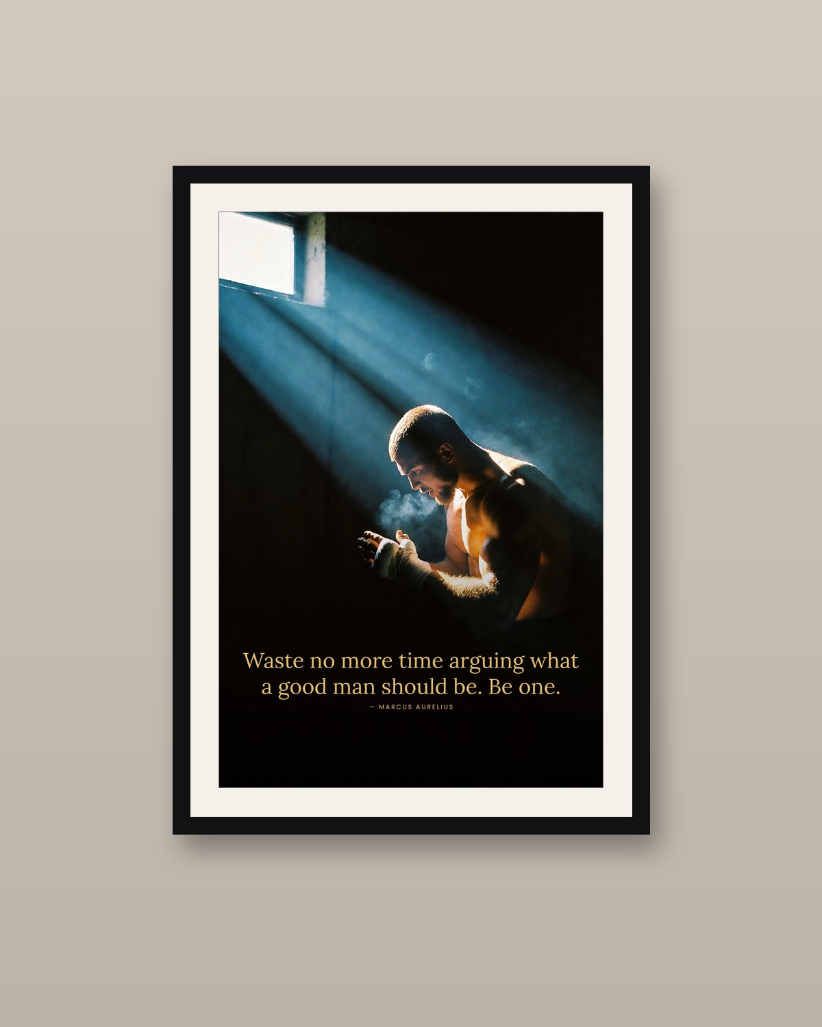 Be One framed on a wall