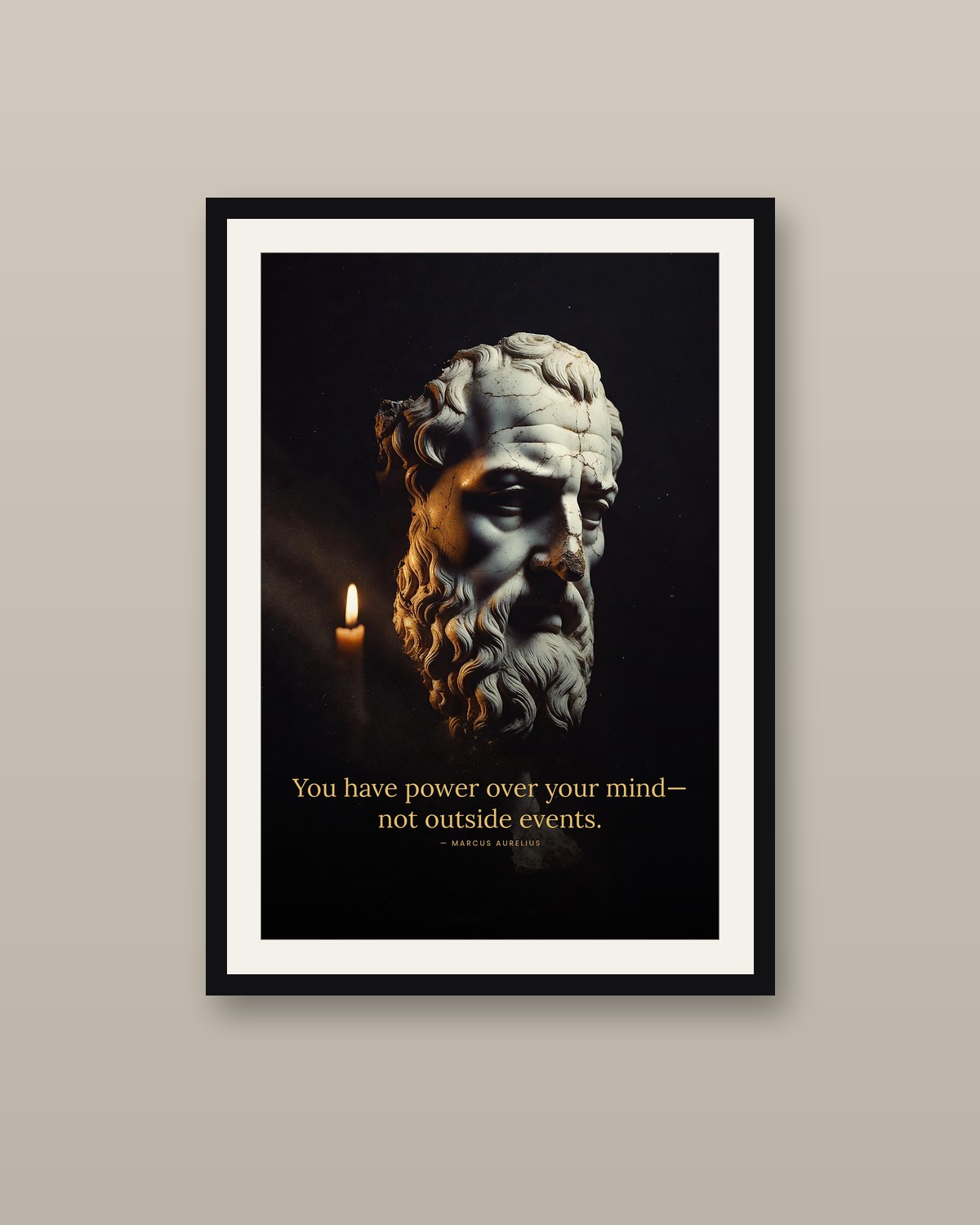 Master Your Mind framed on a wall